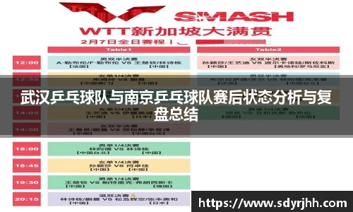 武汉乒乓球队与南京乒乓球队赛后状态分析与复盘总结